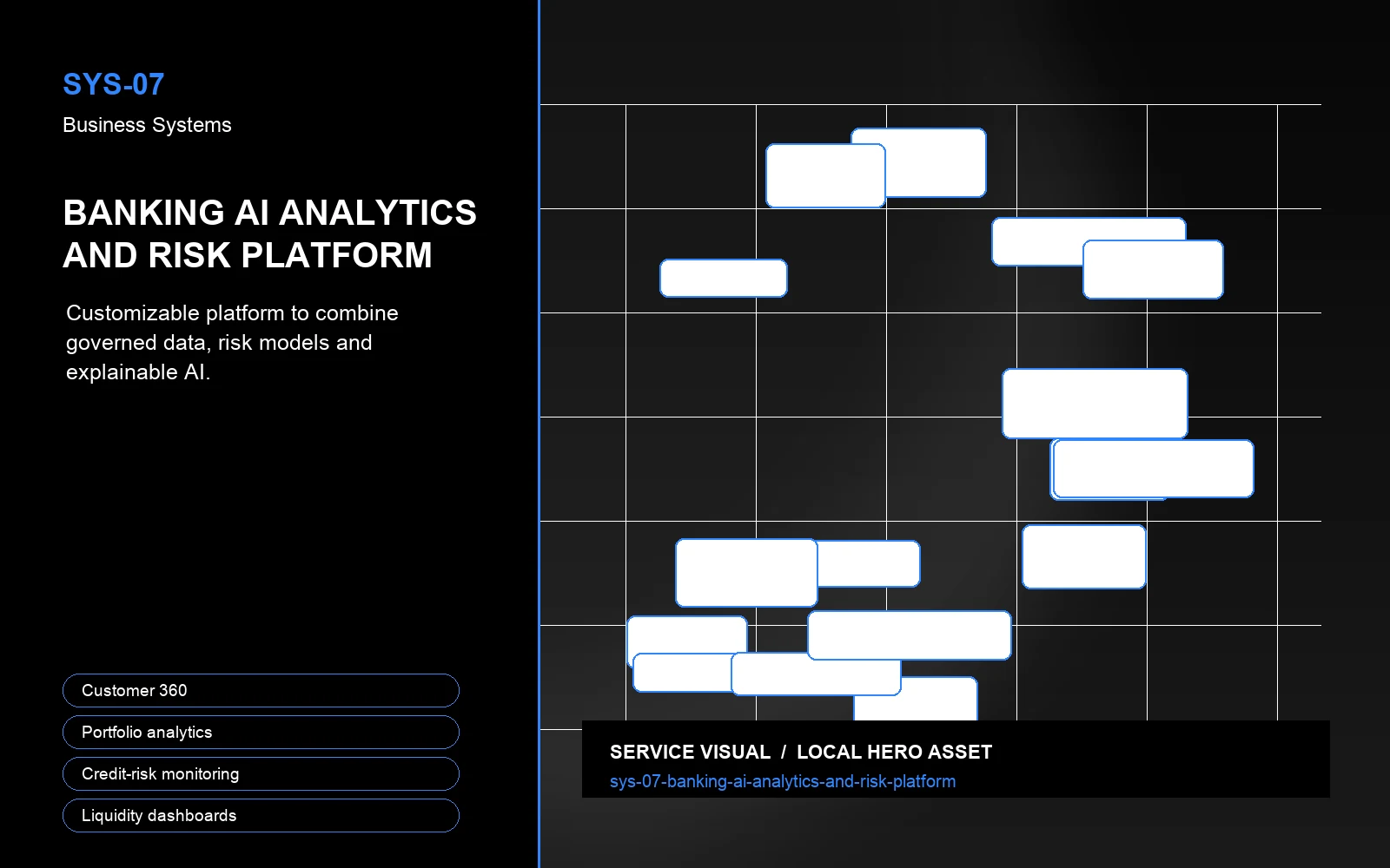 Hero visual for Banking AI Analytics and Risk Platform