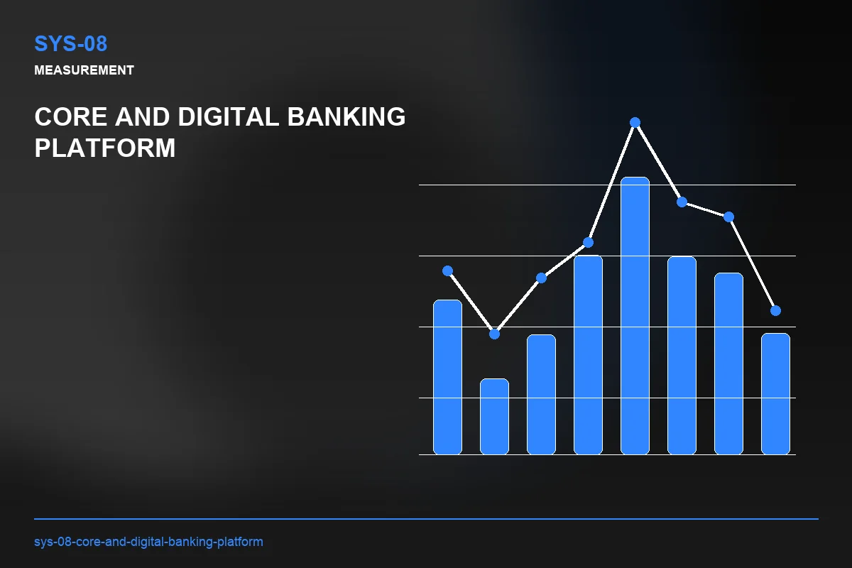 Metrics visual for Core and Digital Banking Platform