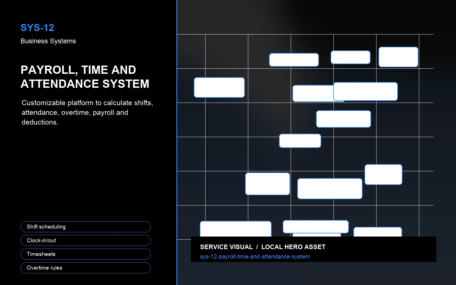 Hero visual for Payroll, Time and Attendance System