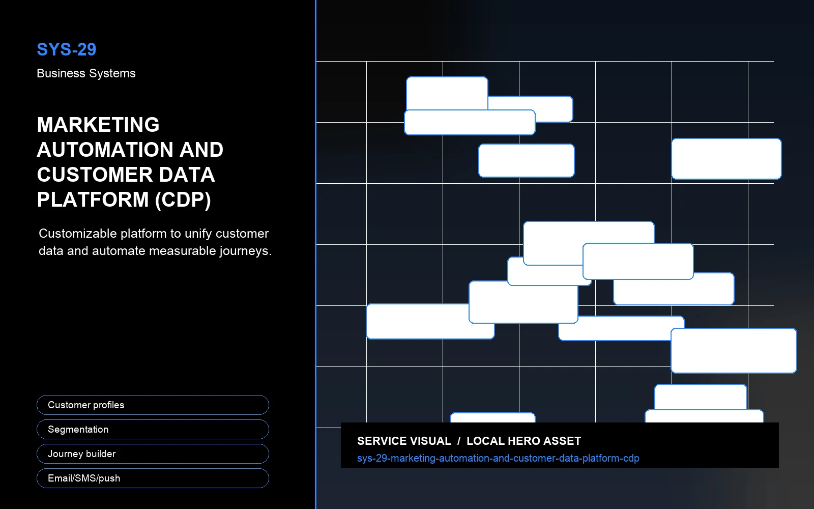 Hero visual for Marketing Automation and Customer Data Platform (CDP)