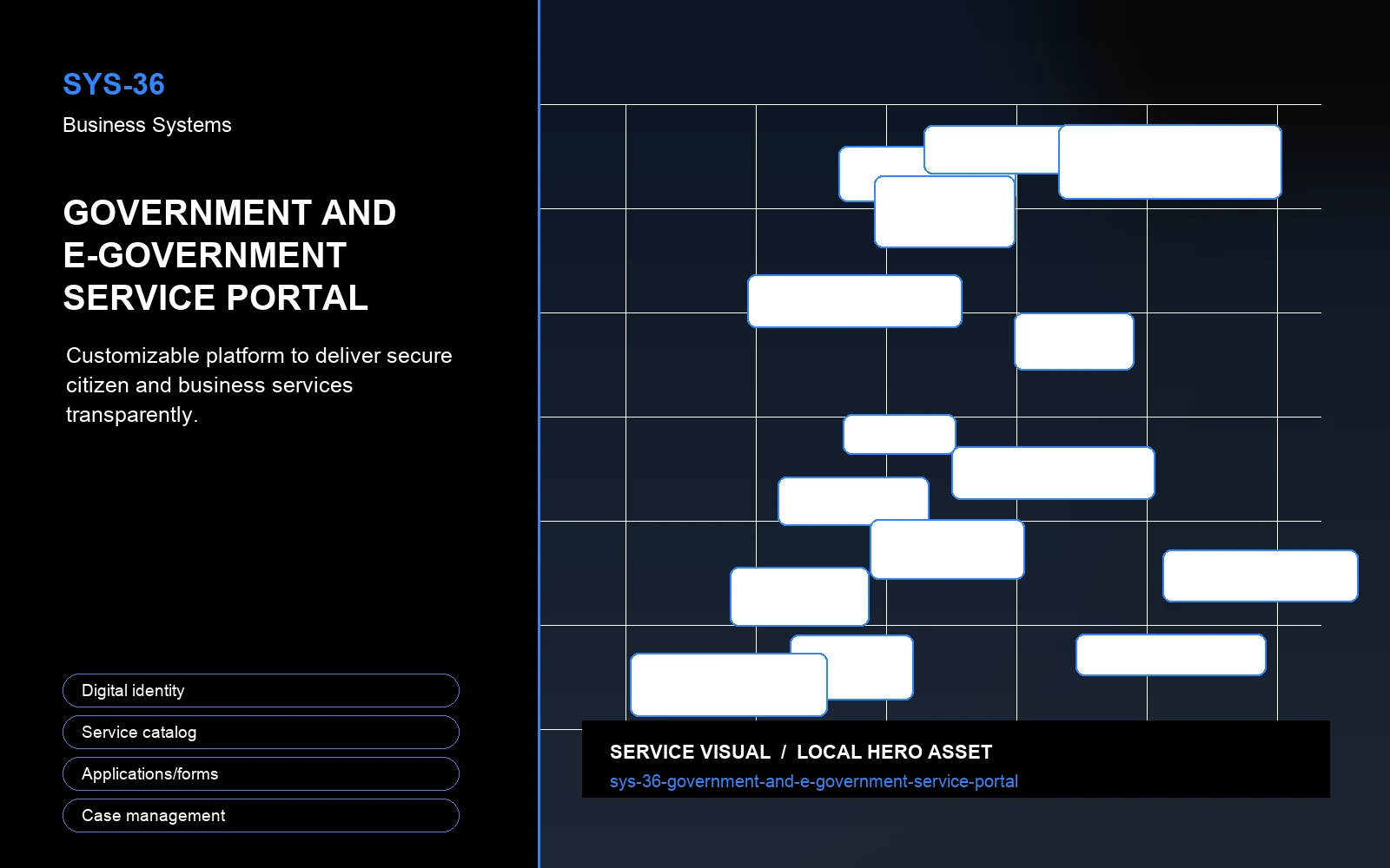 Hero visual for Government and E-Government Service Portal