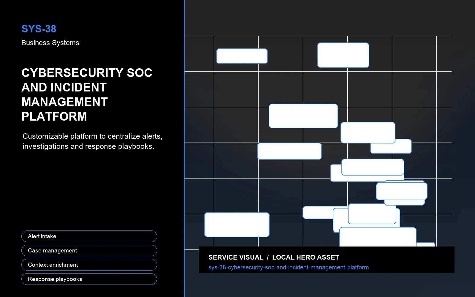 Hero visual for Cybersecurity SOC and Incident Management Platform