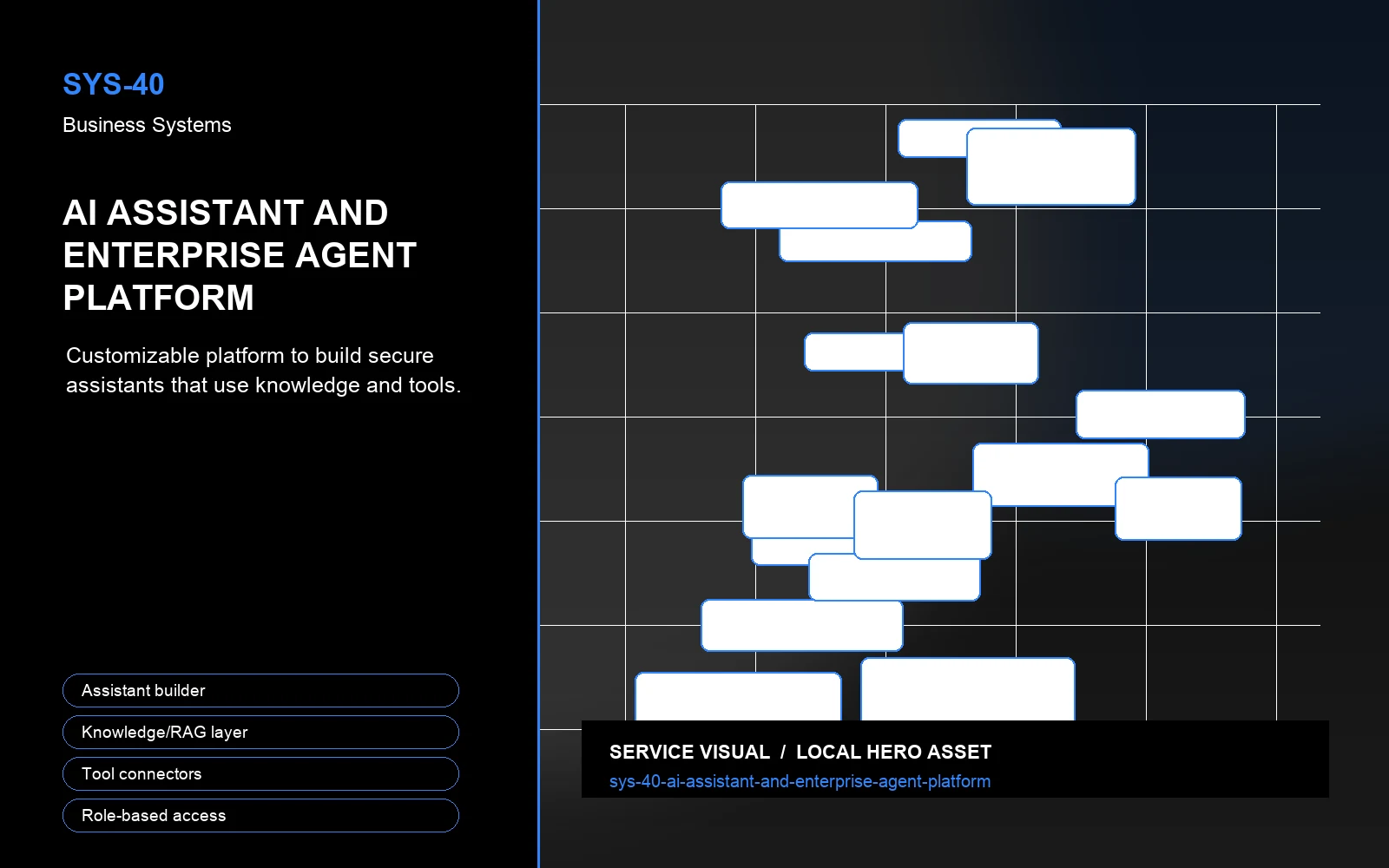 Hero visual for AI Assistant and Enterprise Agent Platform