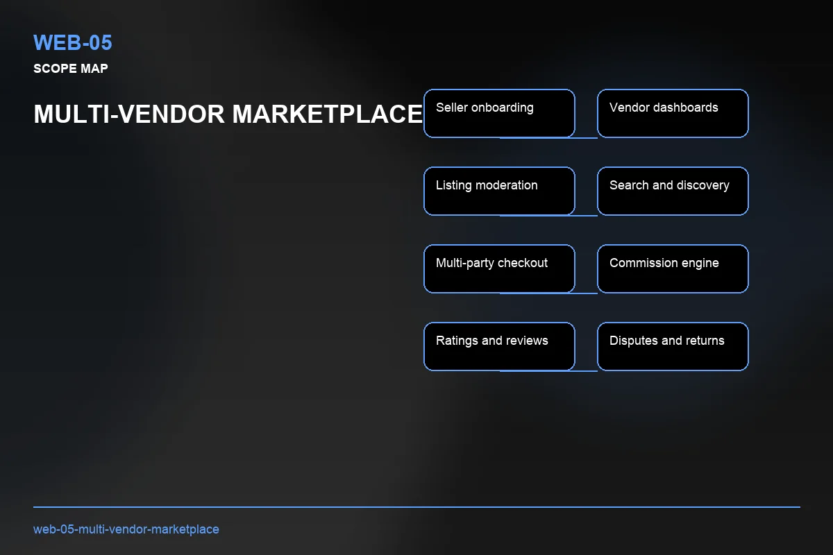 Scope visual for Multi-Vendor Marketplace
