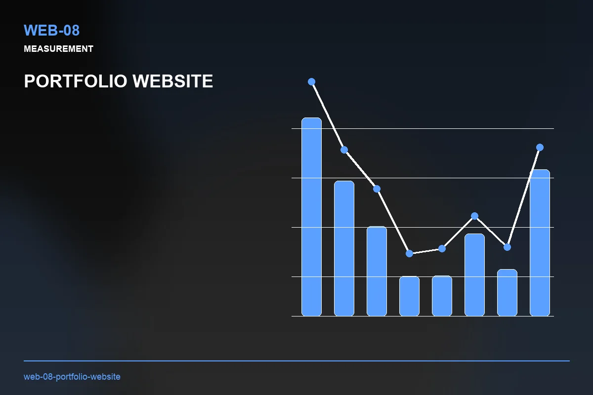 Metrics visual for Portfolio Website