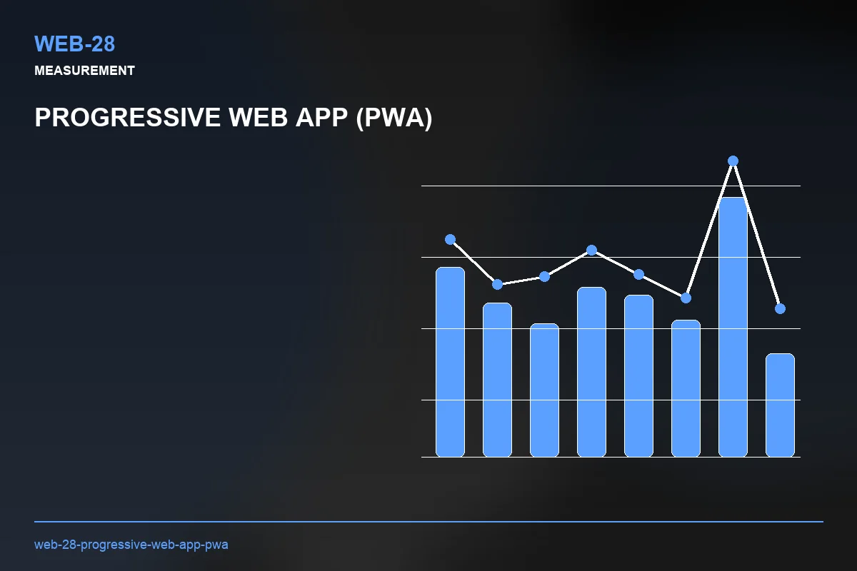 Metrics visual for Progressive Web App (PWA)